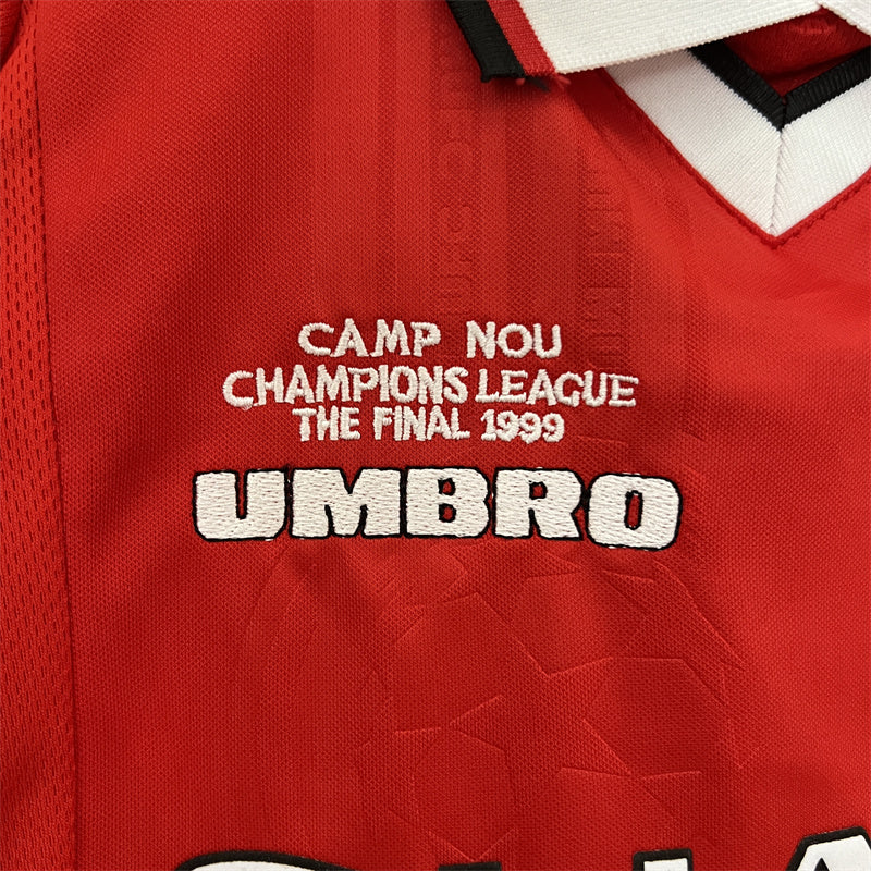 Retro Kids Manchester United Home Jersey 99/00
