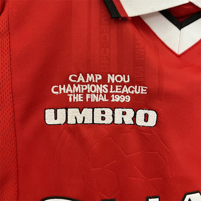 Retro Kids Manchester United Home Jersey 99/00