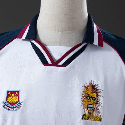 West Ham United Jersey 1999 Away Retro Football Kit
