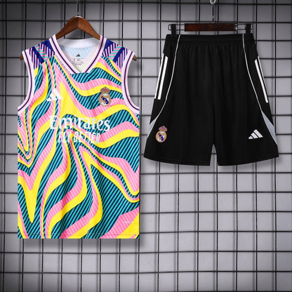 Real Madrid Vest Set Training Tracksuits 25/26 Football Kit Soccer Jersey