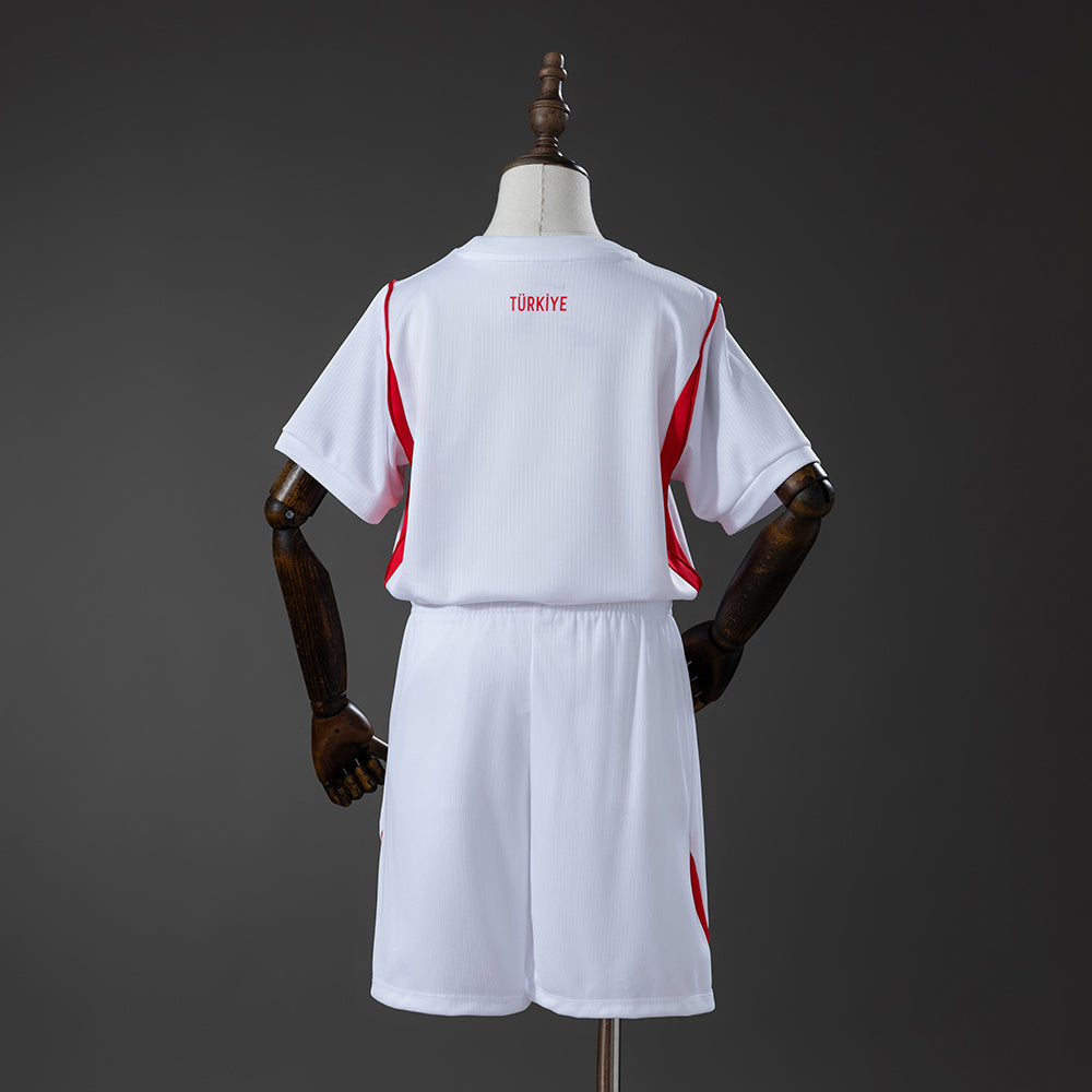 Kids Turkey Home Jersey 2026 World Cup Football Kit Soccer Shirt