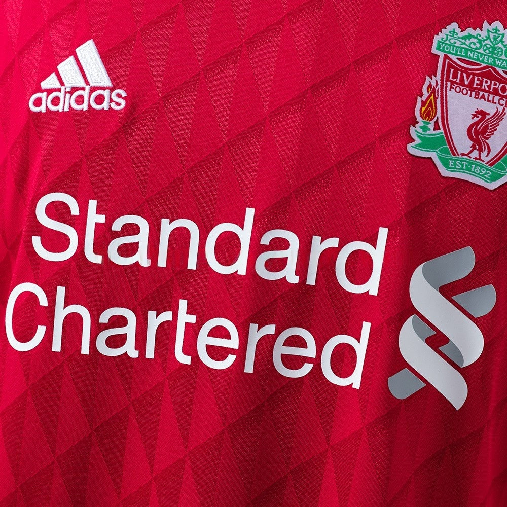 Liverpool Jersey 2010-11 Home Retro Football Kit Long Sleeves