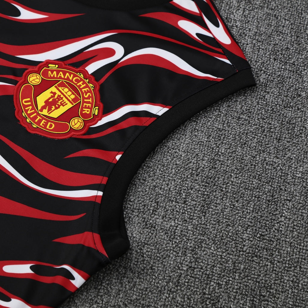 Manchester United Vest Set Training Tracksuits 25/26 Football Kit Soccer Jersey