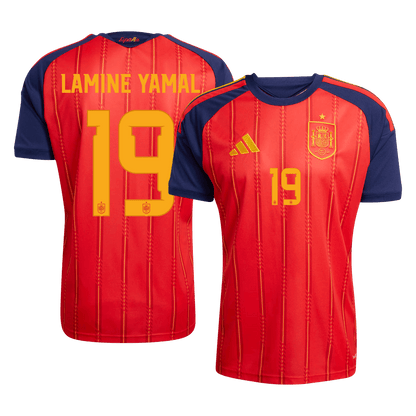 LAMINE YAMAL #19 Mens Spain World Cup Home Jersey 2026 [PREMIUM]