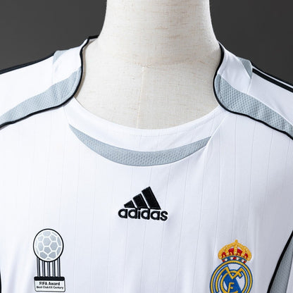 Real Madrid Jersey 2006-07 Home Retro Football Kit