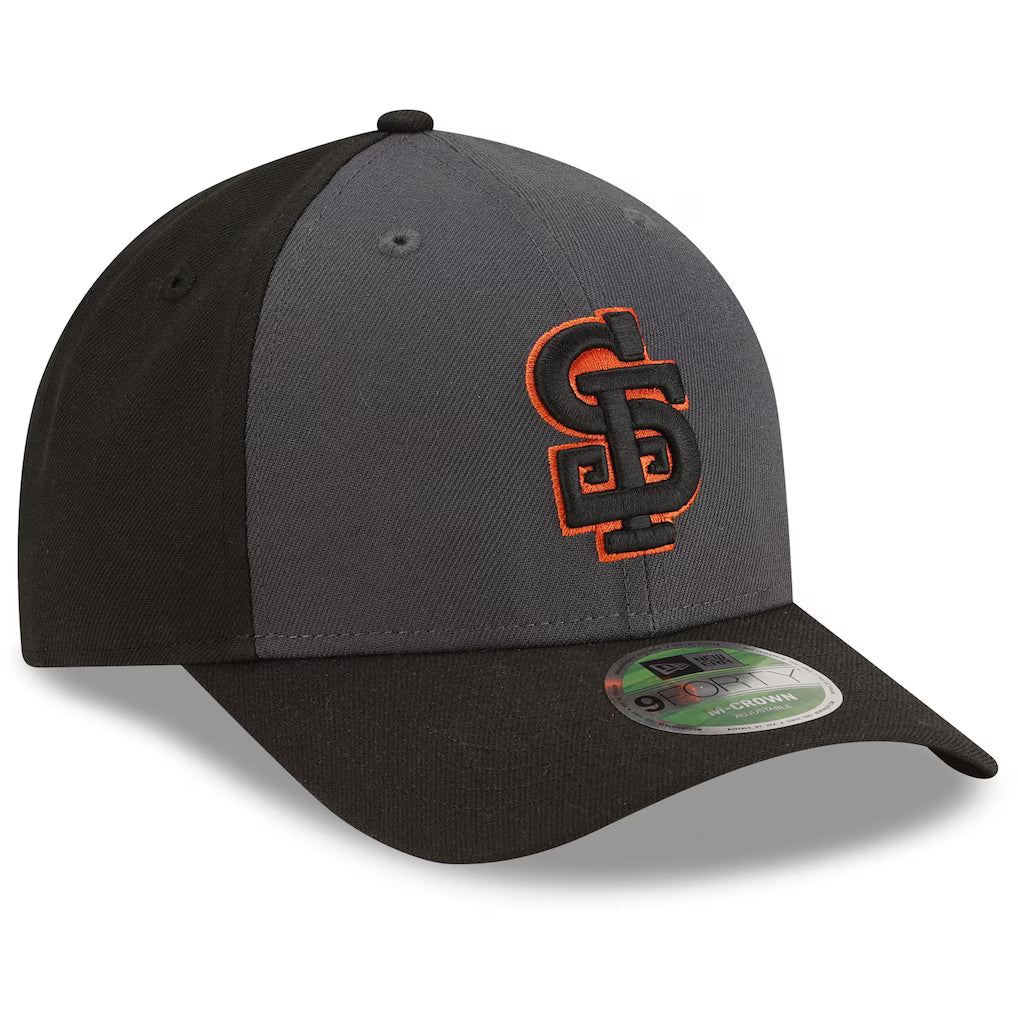 San Francisco Giants New Era Player Replica Alternate 9FORTY M-Crown Adjustable Hat - Gray/Black