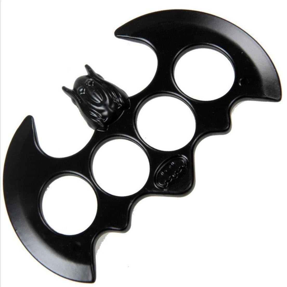 Brass Batman Knuckles – Hard Alloy Edition Four Finger with Black Tactical with Pouch