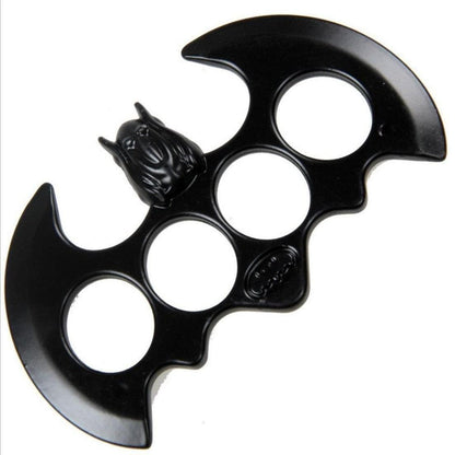 Brass Batman Knuckles – Hard Alloy Edition Four Finger with Black Tactical with Pouch