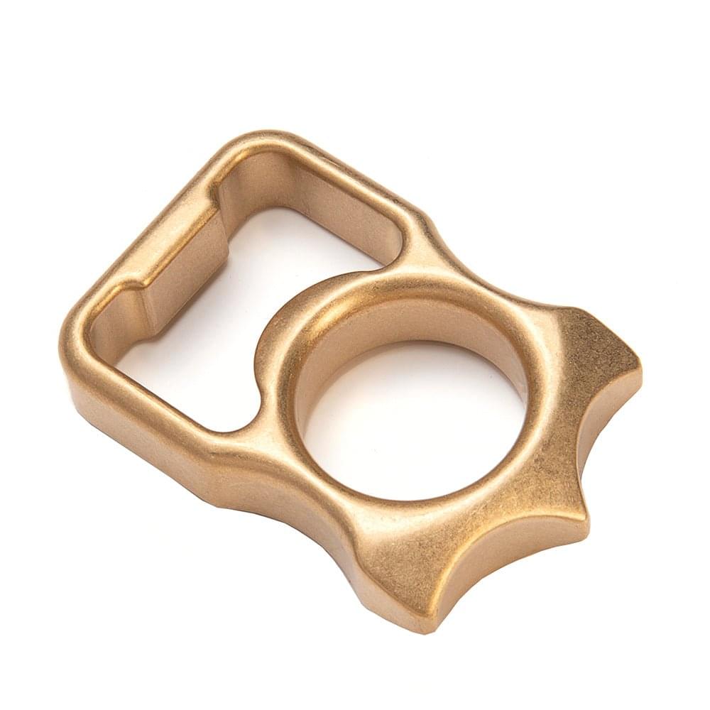 Brass Bottle Opener Knuckles – H-59 Compact Ring with Stonewash 12mm EDC