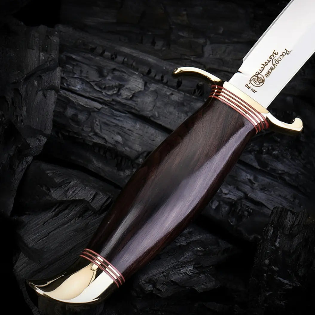 Brass EDC Knife – Legacy Blade 9CR18MOV Artisan with Mirror Polish