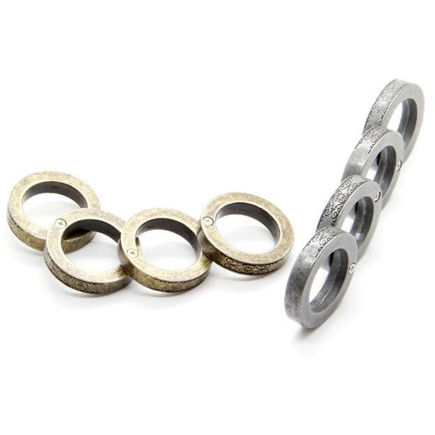 Brass Folding Knuckles – Ring with Transformable Self Defense Jewelry