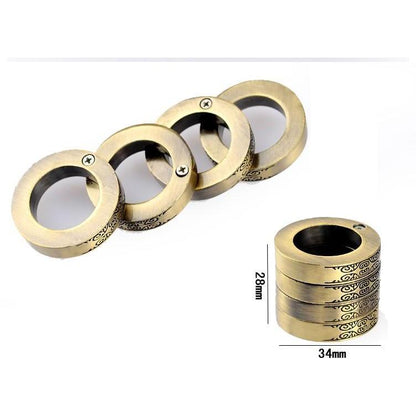 Brass Folding Knuckles – Ring with Transformable Self Defense Jewelry