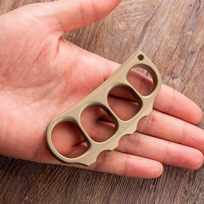 Brass Four Finger Knuckles – 7075 Aluminum with Pea Pods 15mm Ultra Thick Lightweight