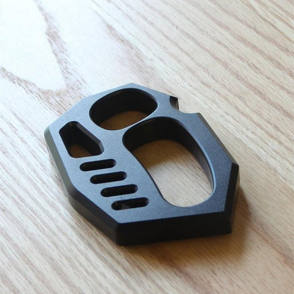 Brass Four Finger Knuckles – Aluminum Alloy with Black Oxide 15mm Lightweight