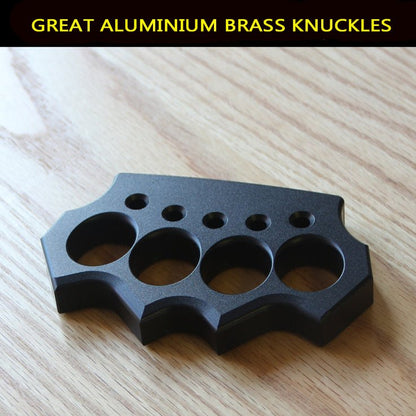 Brass Four Finger Knuckles – Black Oxide 15mm Lightweight with Aluminum Alloy