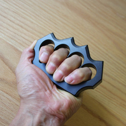 Brass Four Finger Knuckles – Black Oxide 15mm Lightweight with Aluminum Alloy