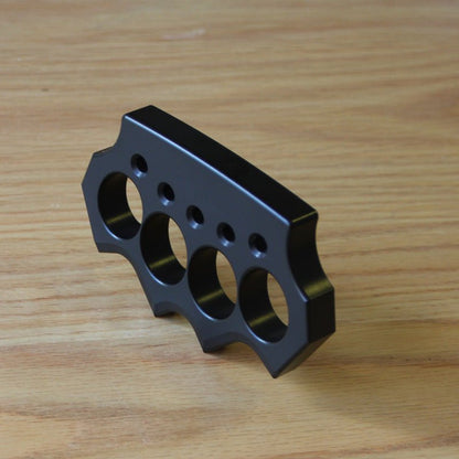 Brass Four Finger Knuckles – Black Oxide 15mm Lightweight with Aluminum Alloy