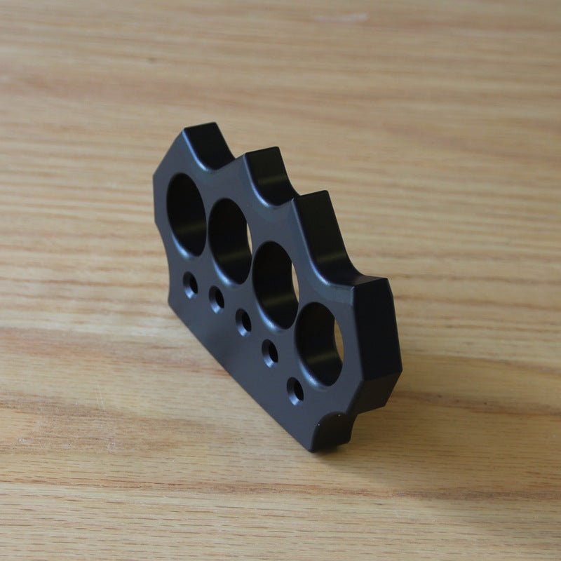 Brass Four Finger Knuckles – Black Oxide 15mm Lightweight with Aluminum Alloy
