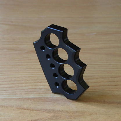 Brass Four Finger Knuckles – Black Oxide 15mm Lightweight with Aluminum Alloy
