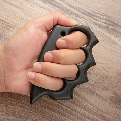 Brass Four Finger Knuckles – G10 Fiber Glass with 21mm Ultra Thick Kubotan Tip