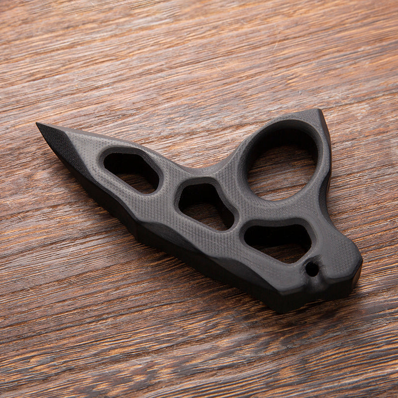 Brass Four Finger Knuckles – G10 Glass Fiber with 14mm Thick Lightweight Kubotan