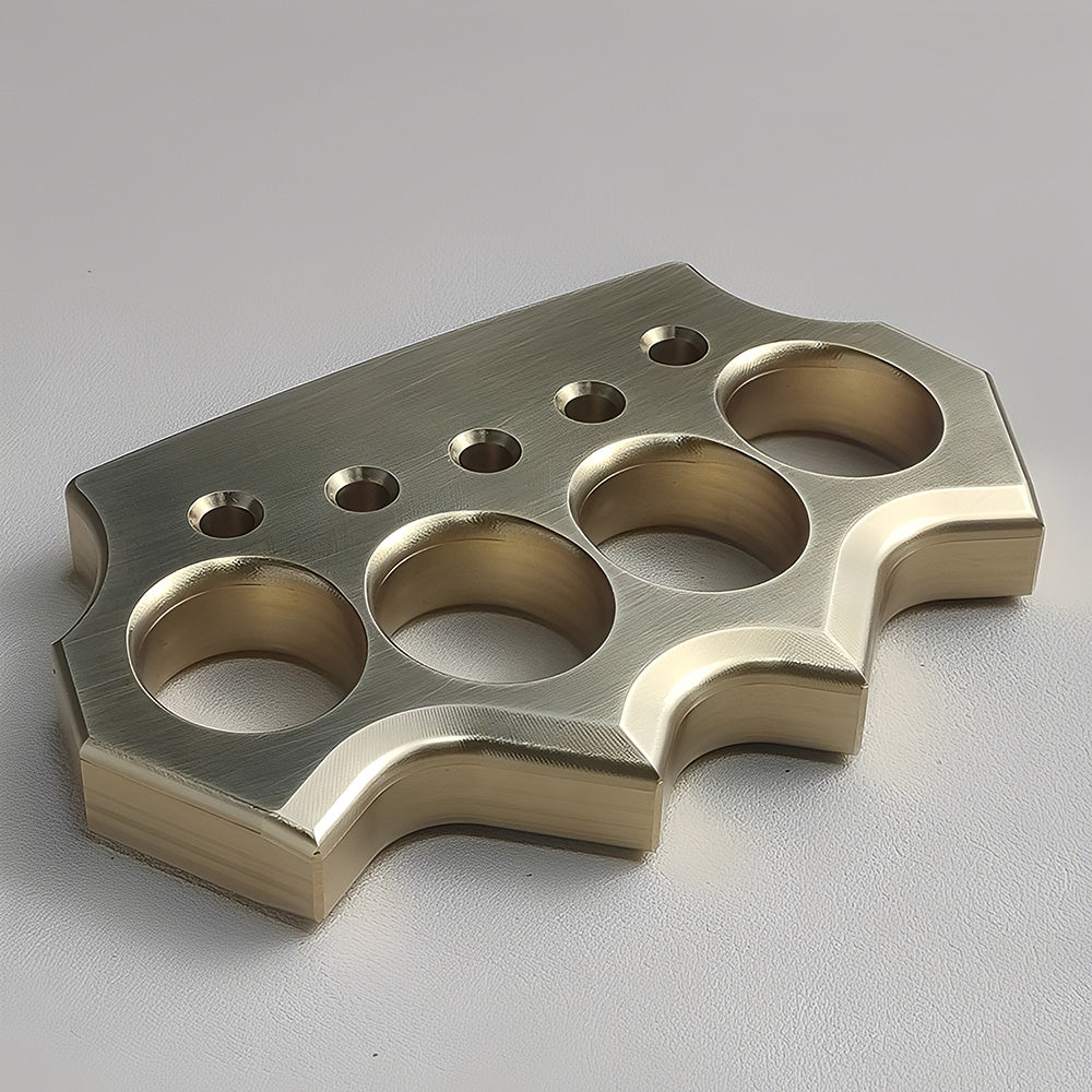 Brass Four Finger Knuckles – H-59 Ultra-Thick 15mm with Premium CNC 560g