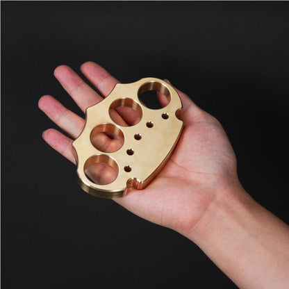 Brass Four Finger Knuckles – H59 with Anti-Slip Pattern Heavy Duty EDC