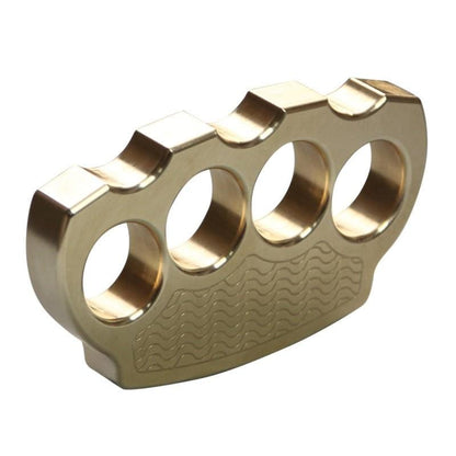 Brass Four Finger Knuckles – H59 with Duster Self Defense with Anti-Slip Tactical 640g