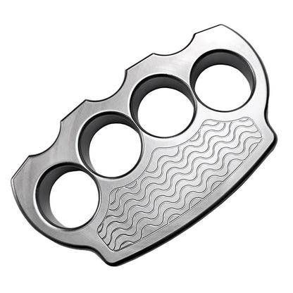 Brass Four Finger Knuckles – H59 with Duster Self Defense with Anti-Slip Tactical 640g