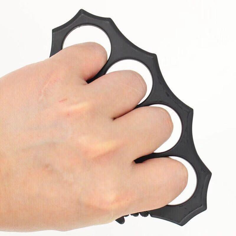 Brass Four Finger Knuckles – Hard Alloy with Military Design Slim Profile Grip Bands