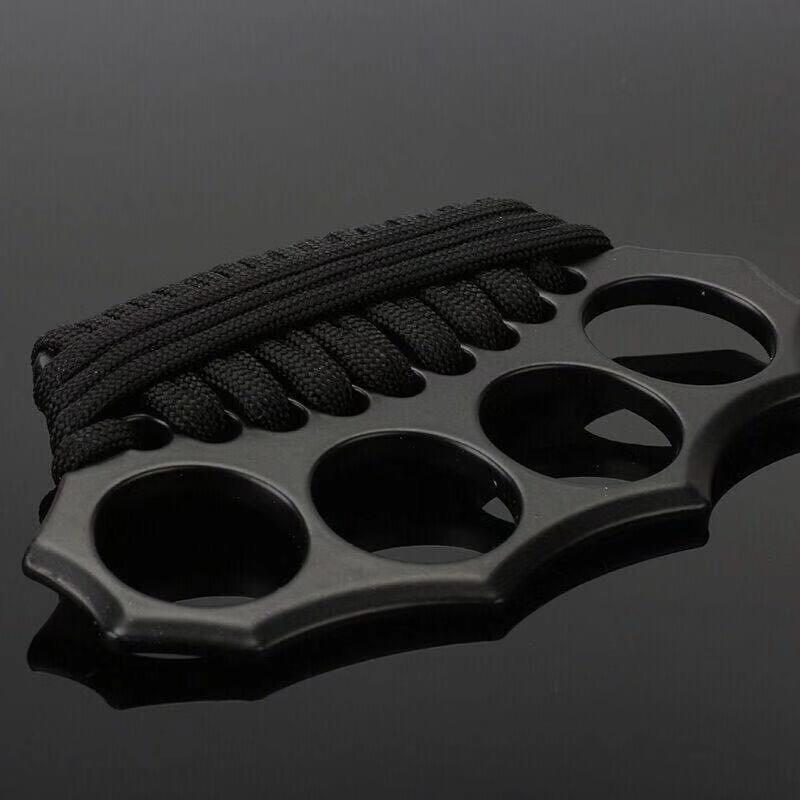 Brass Four Finger Knuckles – Hard Alloy with Military Design Slim Profile Grip Bands