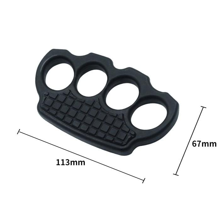 Brass Four Finger Knuckles – High-Strength Polymer Ultra-Thick 16mm with Non-Metal 70g