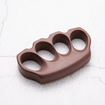 Brass Four Finger Knuckles – Micarta Extreme-Thick 20mm with Slim Profile Non-Metal 85g