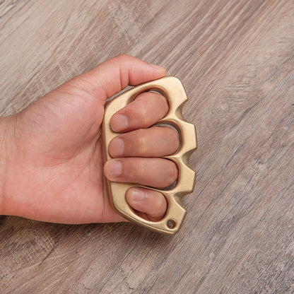 Brass Four Finger Knuckles – Model Z with Heavy Duty Ultra Large Holes