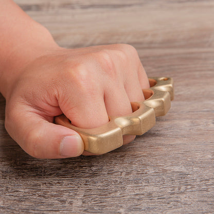 Brass Four Finger Knuckles – Model Z with Heavy Duty Ultra Large Holes