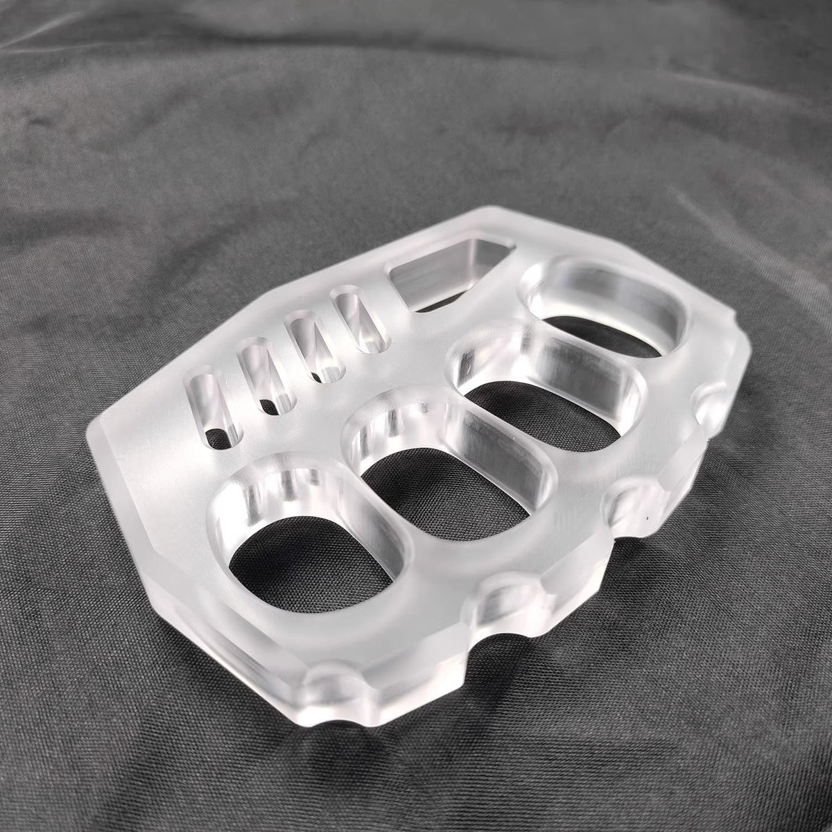 Brass Four Finger Knuckles – PVC Plastic with 14mm Ultra Thick Non-Metal Lightweight