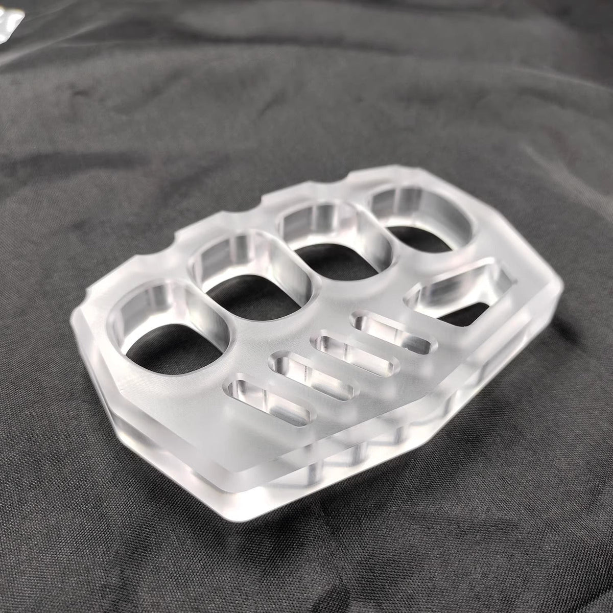 Brass Four Finger Knuckles – PVC Plastic with 14mm Ultra Thick Non-Metal Lightweight