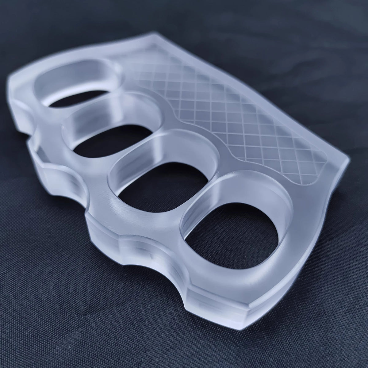 Brass Four Finger Knuckles – PVC Plastic with 14mm Ultra-Thick Non-Metal