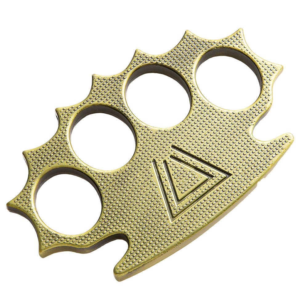 Brass Four Finger Knuckles – Zinc Alloy with Arena Breakout Game Design Lightweight