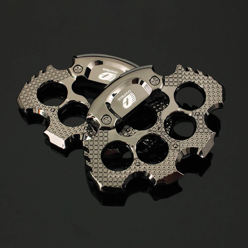 Brass Four Finger Knuckles – Zinc Alloy with CrossFire Game Edition 18mm Heavy Duty