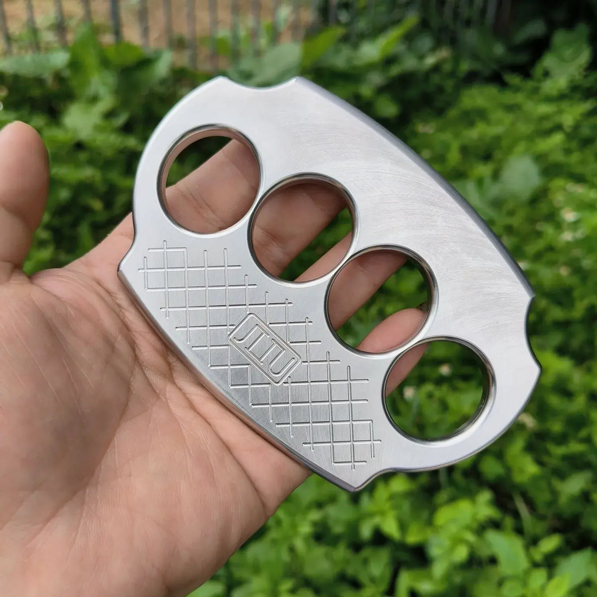 Brass Knuckles – Fascia Scraper Dual Purpose Massage Self Defense EDC Tool