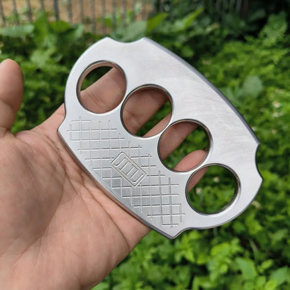 Brass Knuckles – Fascia Scraper Dual Purpose Massage Self Defense EDC Tool