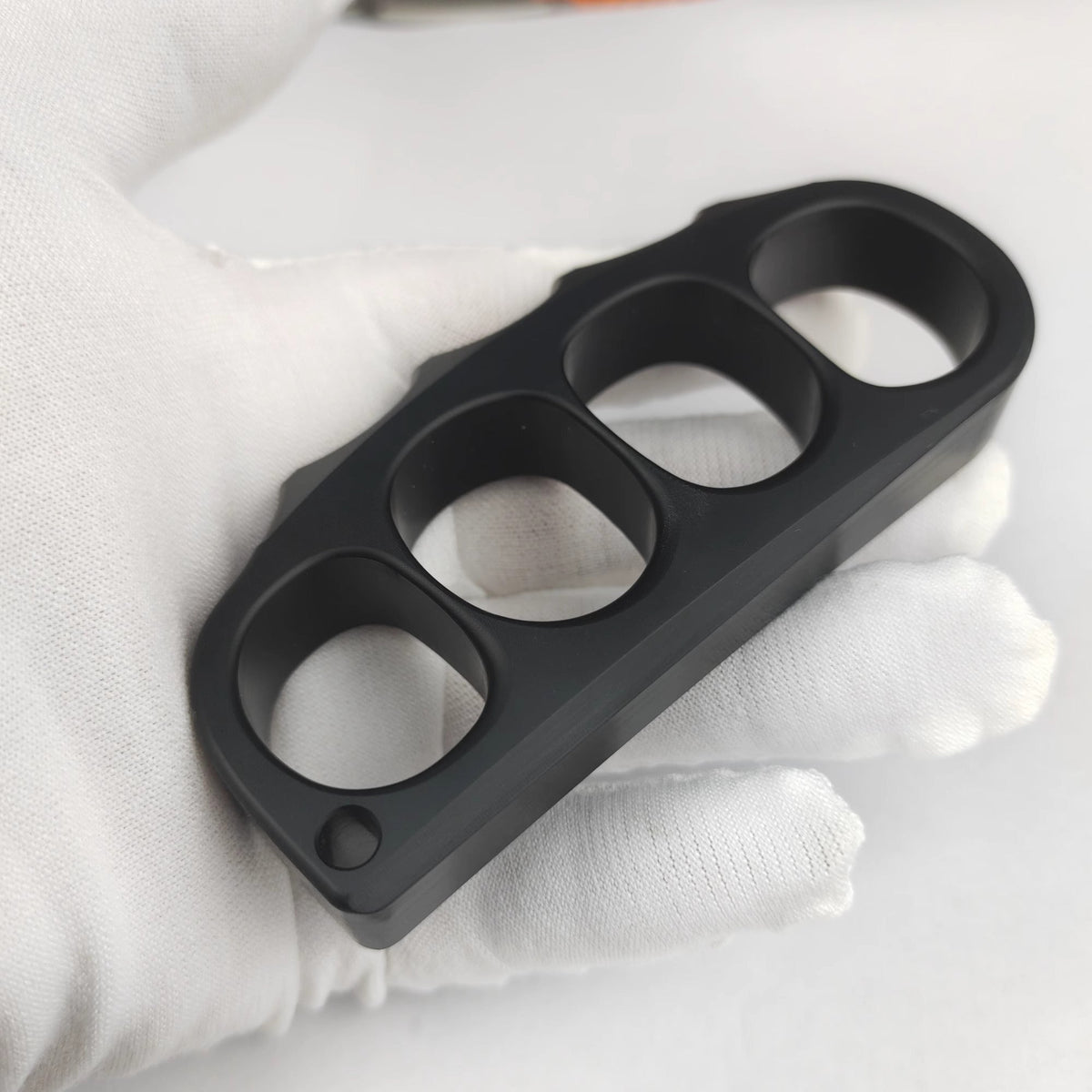 Brass Knuckles – Plastic with Pea Pod Duster Self Defense with Non-Metal Tactical 30g