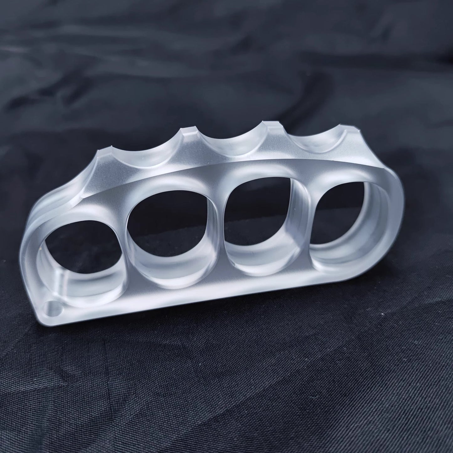Brass Knuckles – Plastic with Pea Pod Duster Self Defense with Non-Metal Tactical 30g