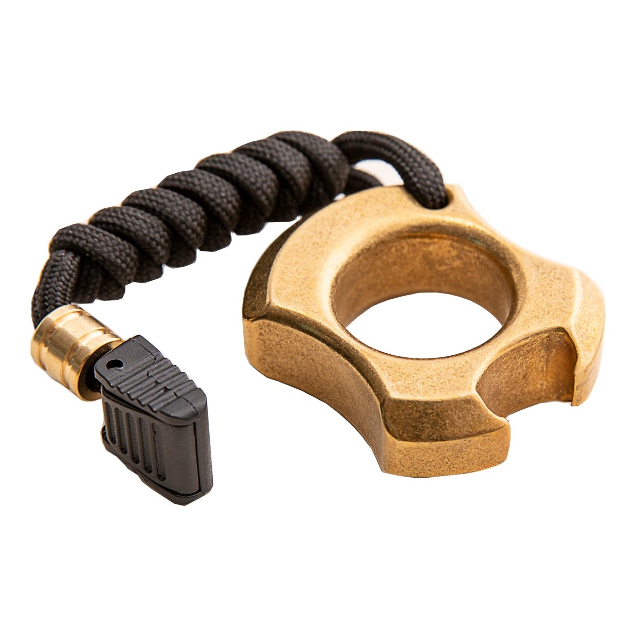Brass Ring – H59 Single Finger with 15mm Thick Stonewash Wasteland Style Bottle Opener