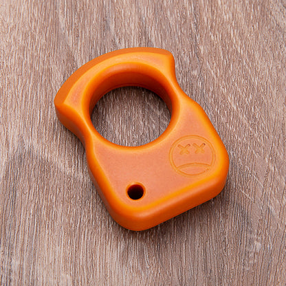 Brass Single Finger Knuckles – Bakelite with Lightweight Non-Metal