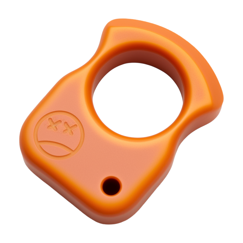 Brass Single Finger Knuckles – Bakelite with Lightweight Non-Metal