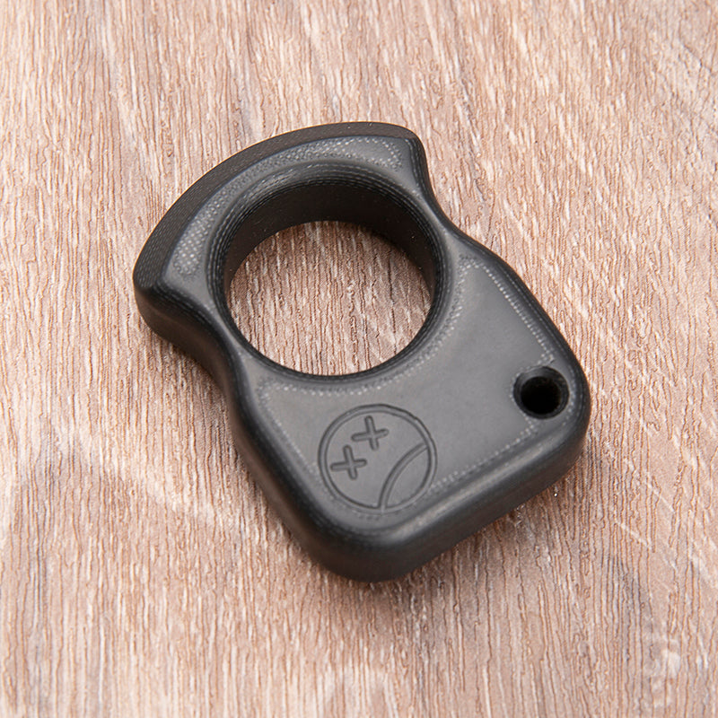 Brass Single Finger Knuckles – G10 Fiber Glass Ring with 15mm Ultra Thick Lightweight EDC