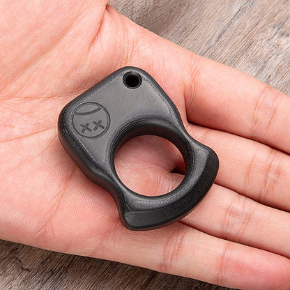 Brass Single Finger Knuckles – G10 Fiber Glass Ring with 15mm Ultra Thick Lightweight EDC