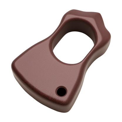 Brass Single Finger Knuckles – Micarta with 21mm Ultra Thick Non-Metal Ergonomic Ring
